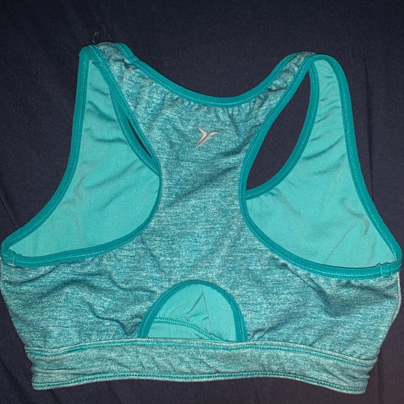 Teal colored Sports Bra- Size Small (Fits XS) - Picture 2 of 3